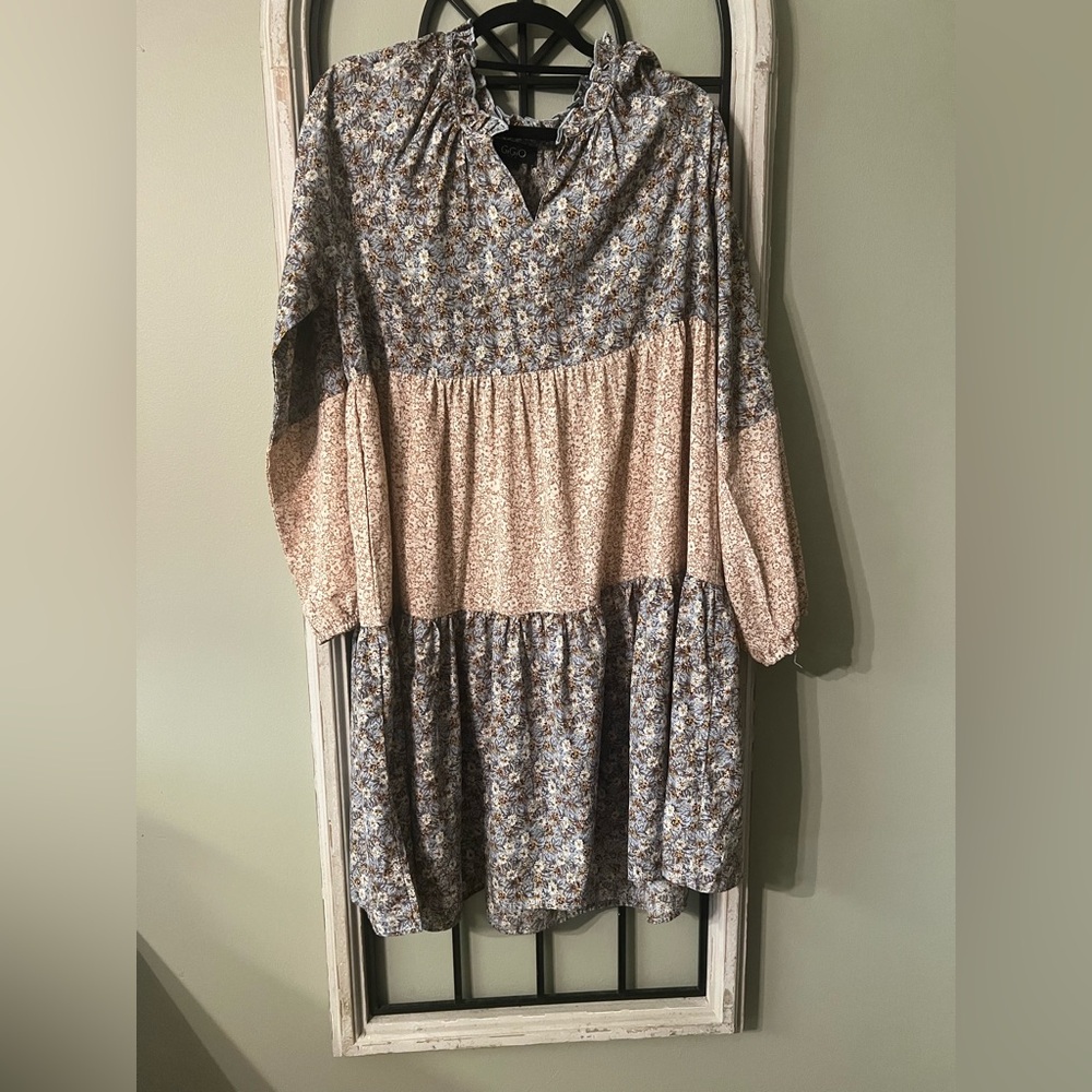 Floral Patchwork Dress